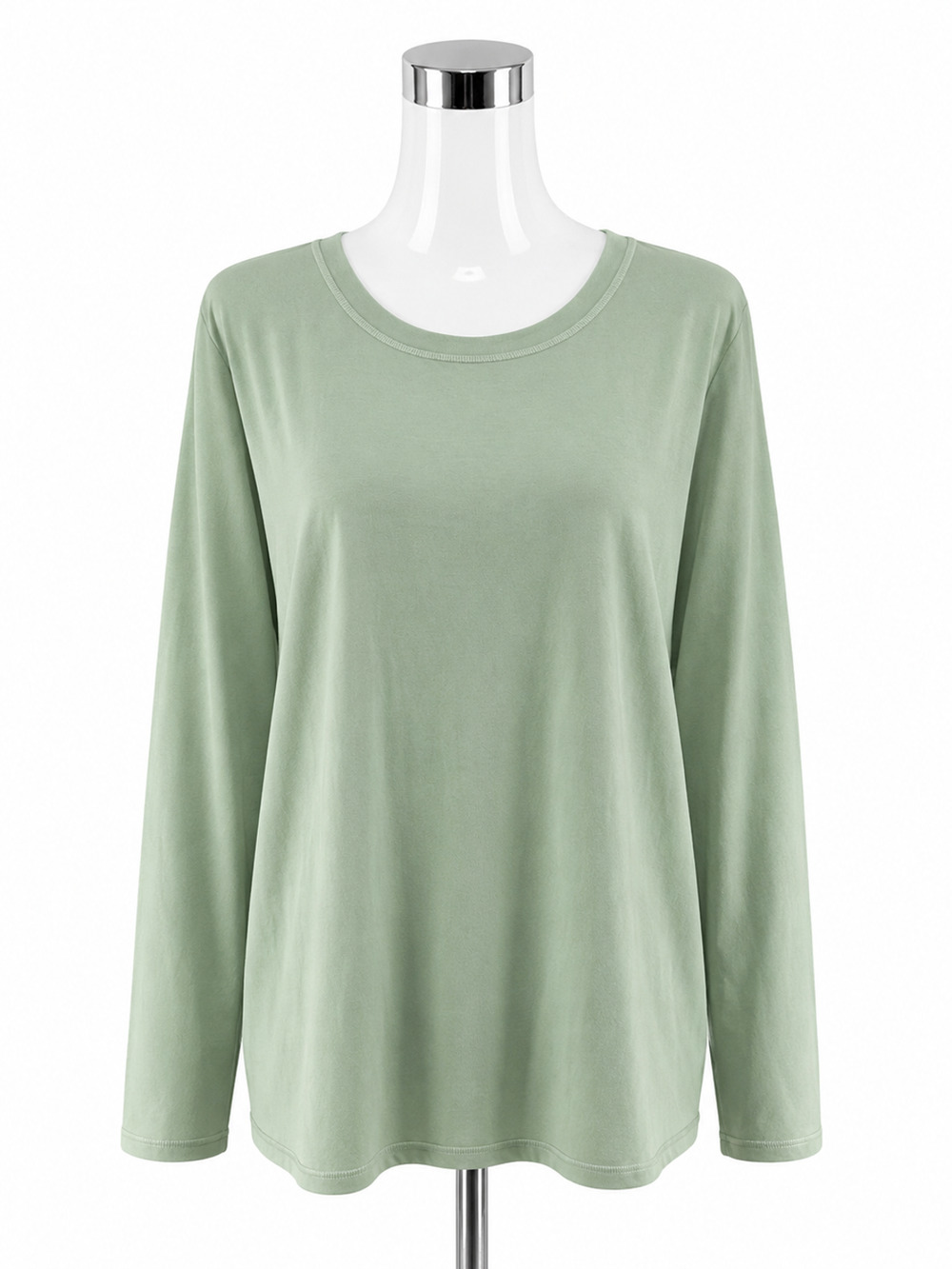 Antonio Melani NWT Mint Green Soft Stretch Lyocell Blend Long Sleeve Top XL